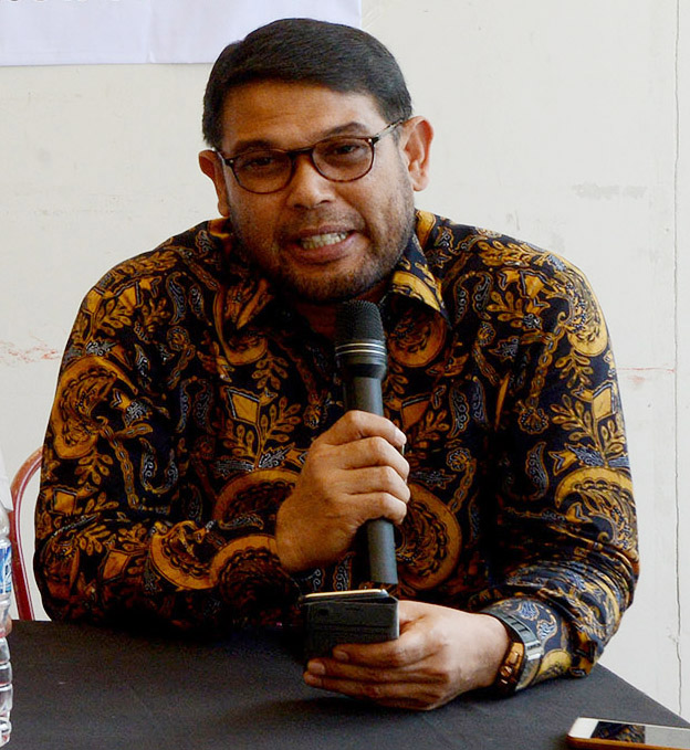 ANGGOTA panitia kerja (Panja) Dewan Perwakilan Rakyat (DPR) RI untuk Rancangan Kitab Undang-undang Hukum Pidana atau RKUHP, Nasir Djamil.