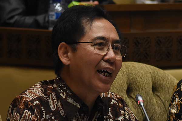 Direktur Utama Pusat Pengelola Kompleks Gelora Bung Karno (PPK-GBK), Winarto.