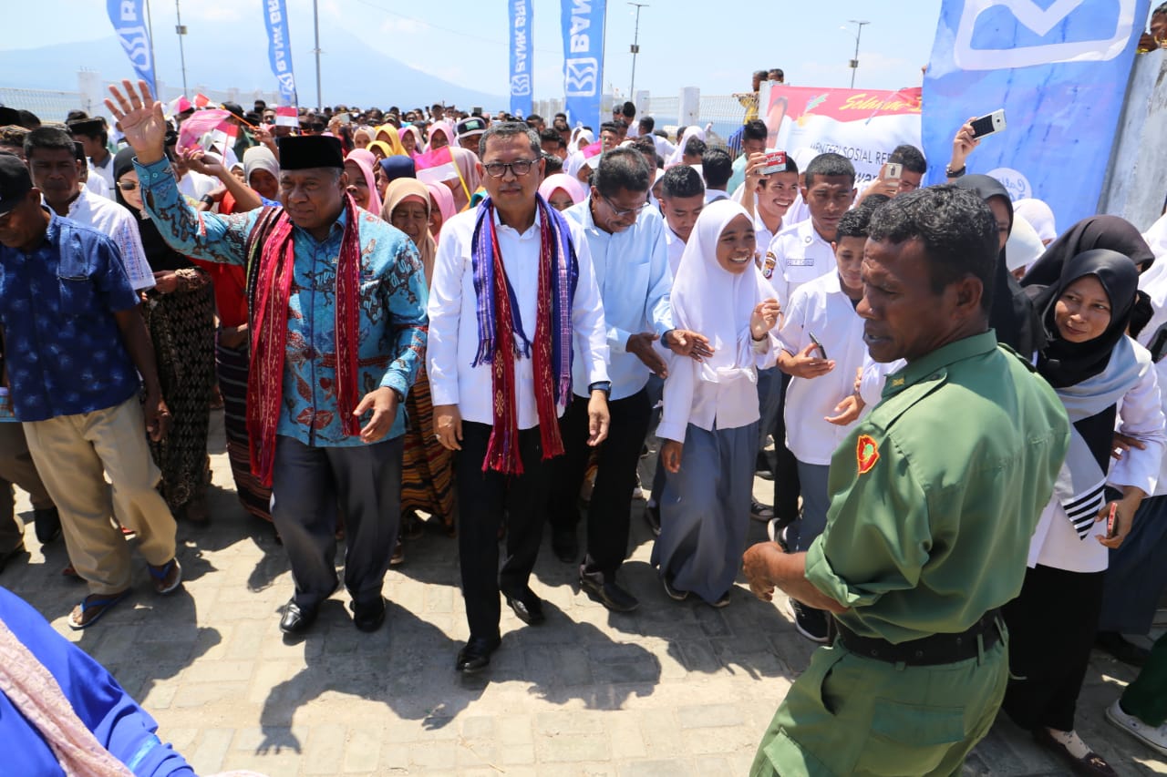 Acara pertemuan antara pejabat Kemensos dengan tokoh agama, tokoh adat, tokoh pemuda, tokoh masyarakat dan pilar sosial di Flores Timur, NTT