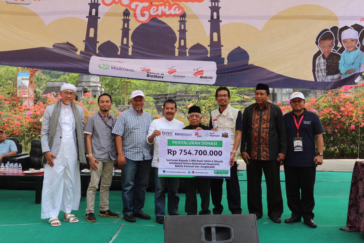 Laznas BMM Ajak Anak Yatim dan Dhuafa Bermain ke Jungleland