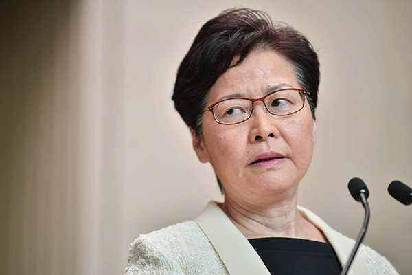 Hong Kong Chief Executive Carrie Lam
