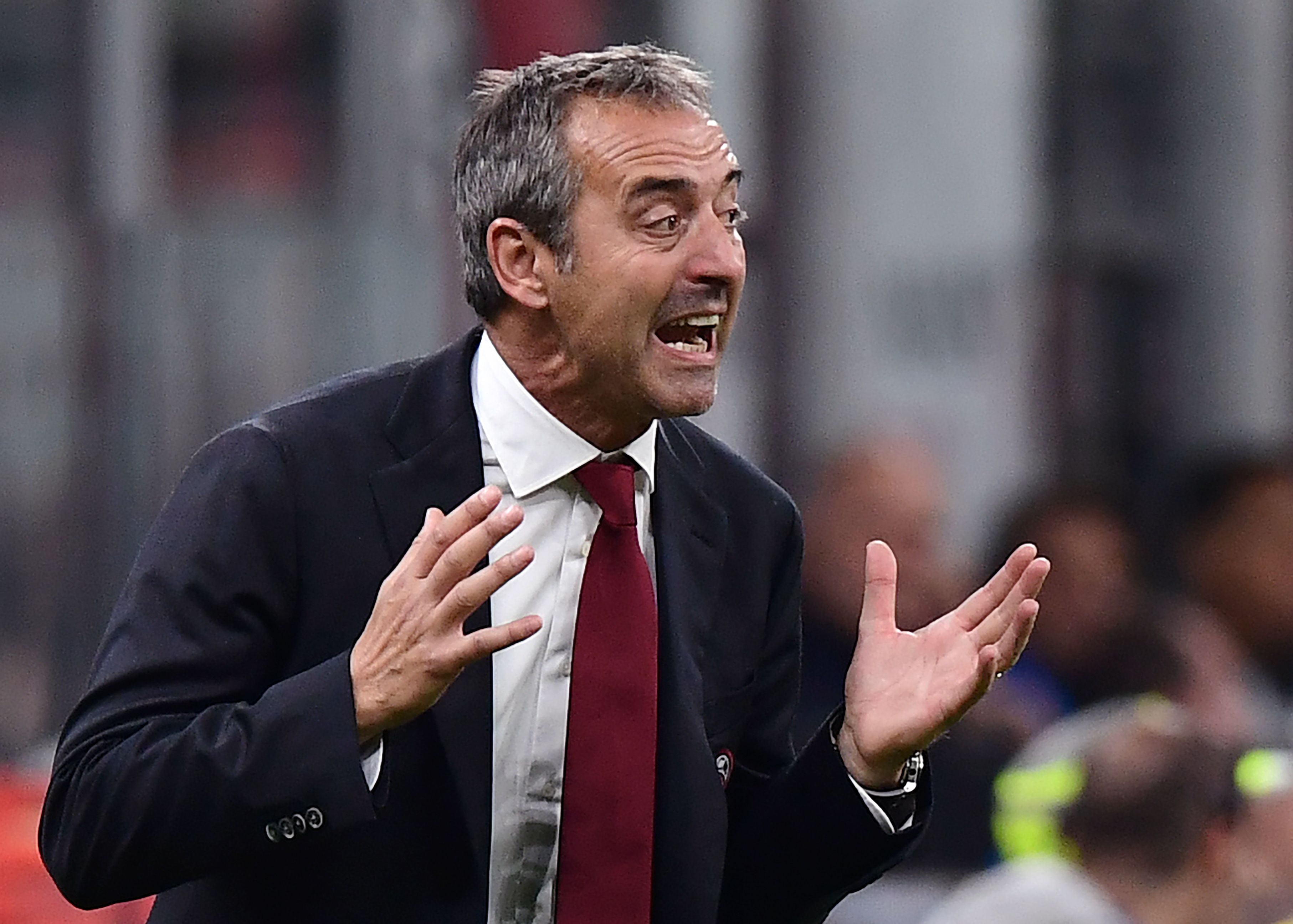 Pelatih AC Milan Marco Giampaolo