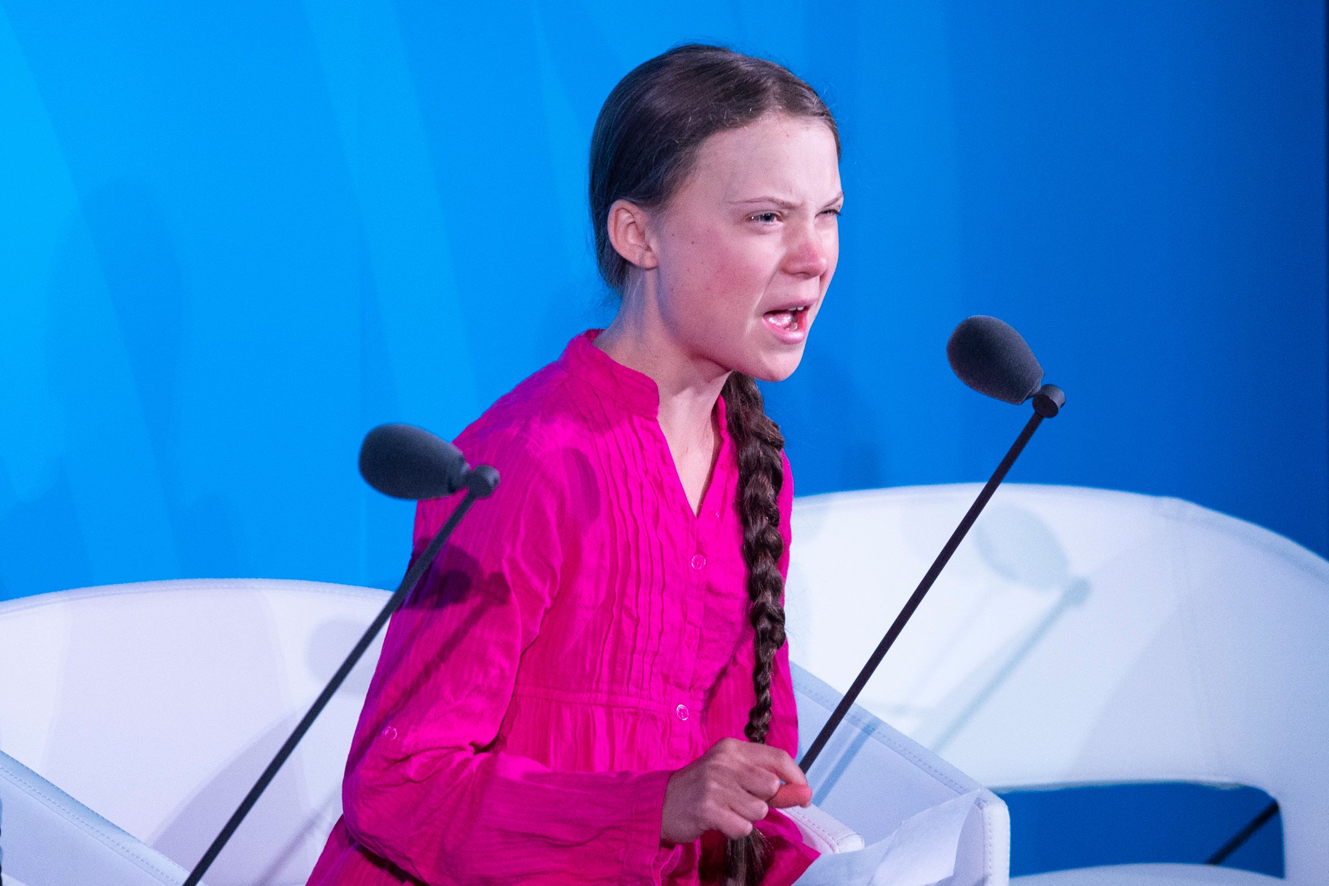 Greta Thunberg berbicara di markas PBB, New York