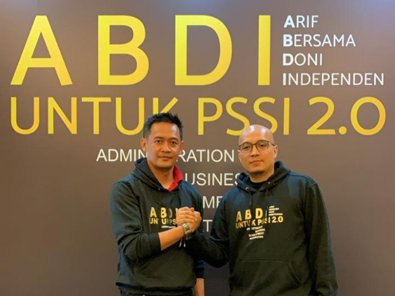 Pasangan ABDI yang bersaing untuk menjadi Ketua Umum PSSI