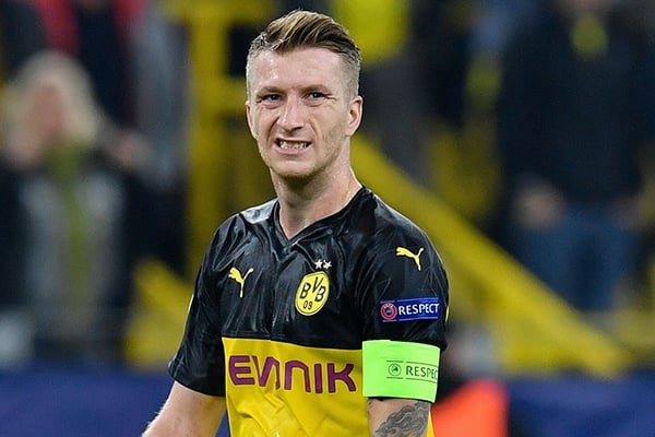 Kapten sekaligus gelandang Borussia Dortmund, Marco Reus