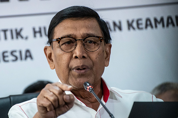 Menteri Koordinator Bidang Politik, Hukum, dan Keamanan Wiranto