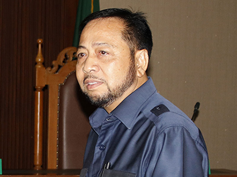 Terpidana kasus E-KTP Setya Novanto.