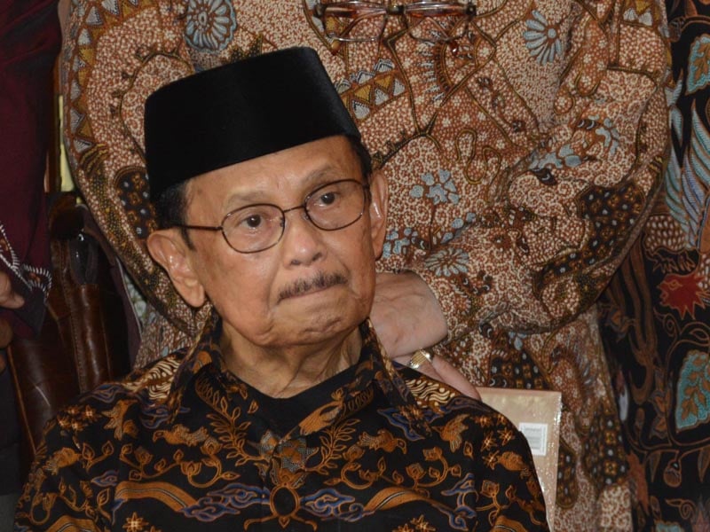 Presiden RI ke-3 Bacharuddin Jusuf Habibie
