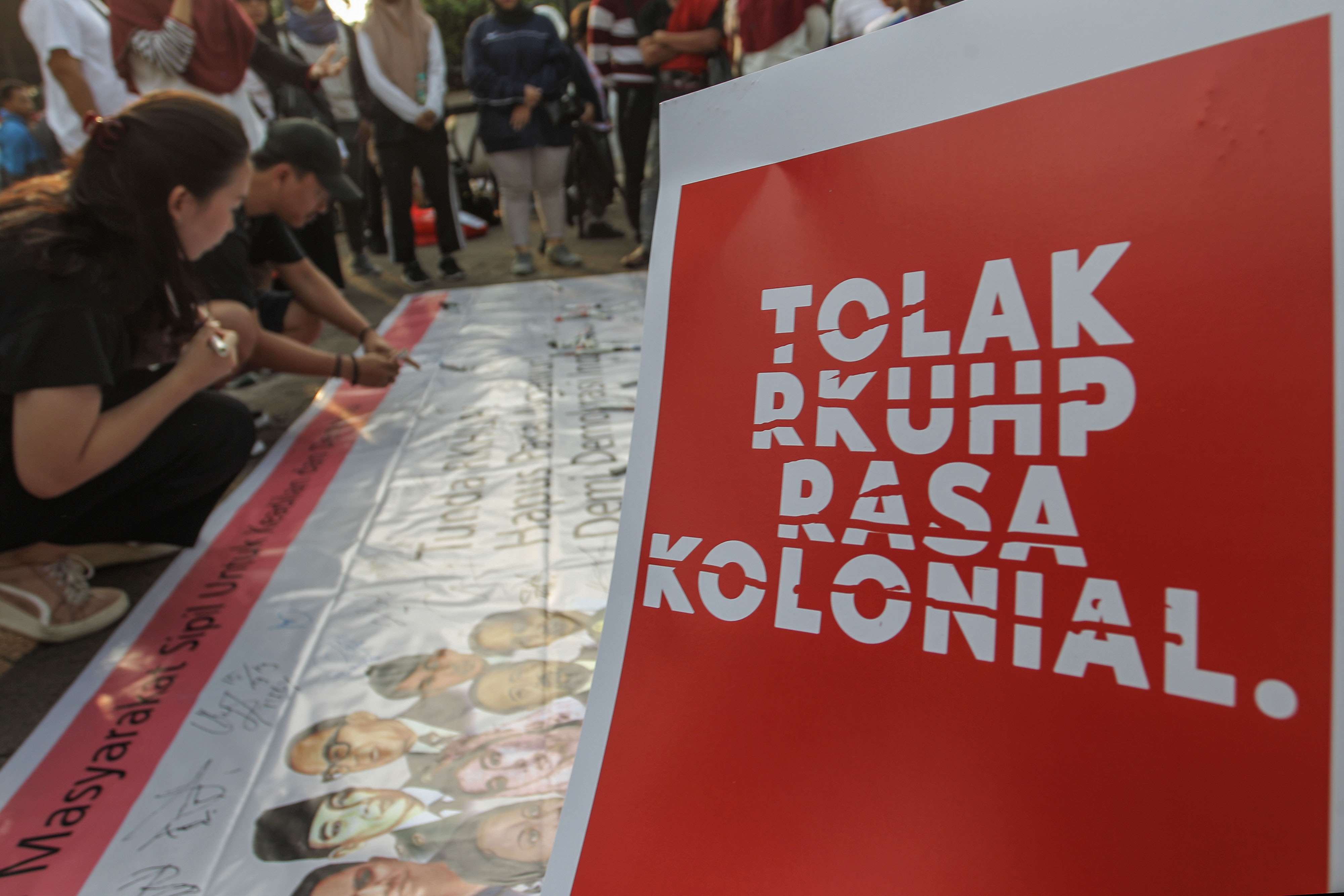 Dukungan pada aksi tolak RUU KUHP 