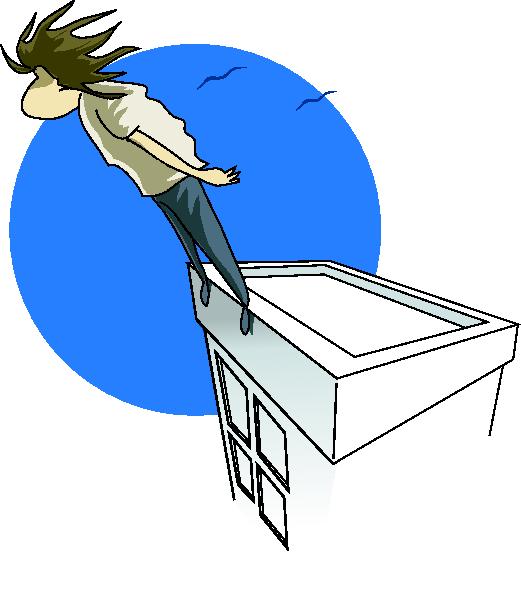 Ilustrasi bunuh diri.