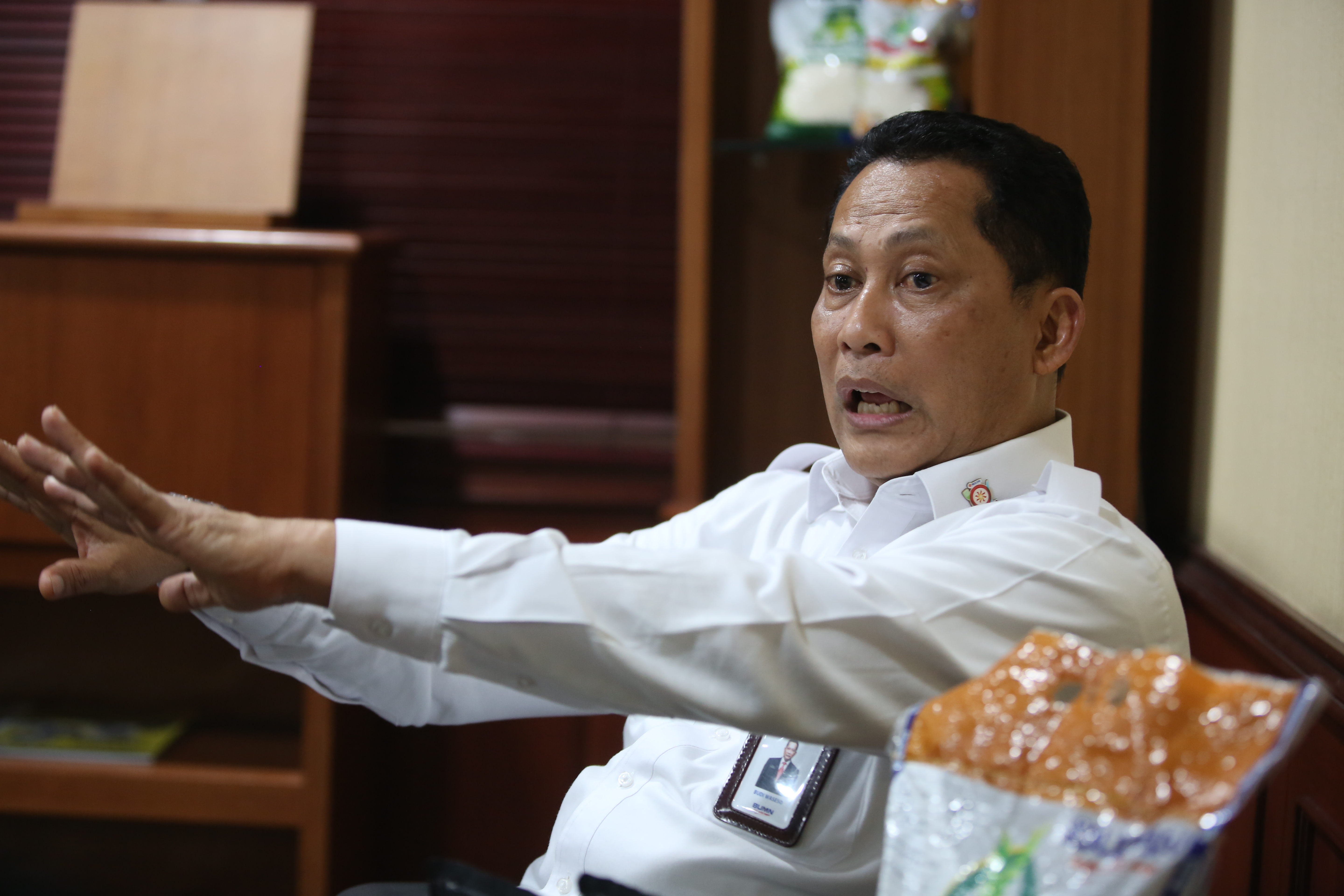 Direktur Utama Perum Bulog Budi Waseso