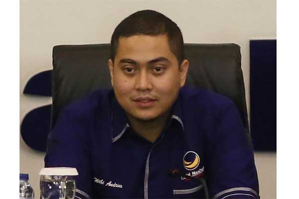 Anggota Fraksi Partai NasDem Wibi Andrino