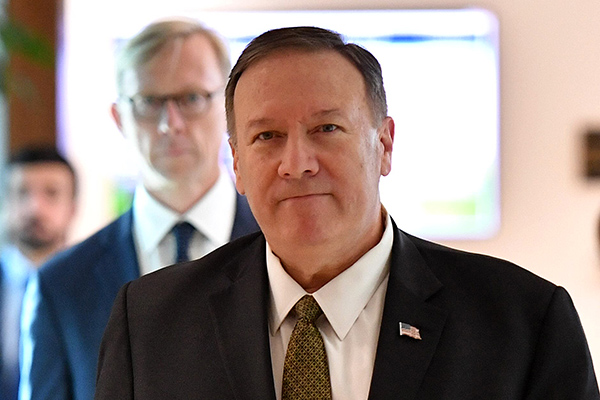 Menteri Luar Negeri Amerika Serikat Mike Pompeo