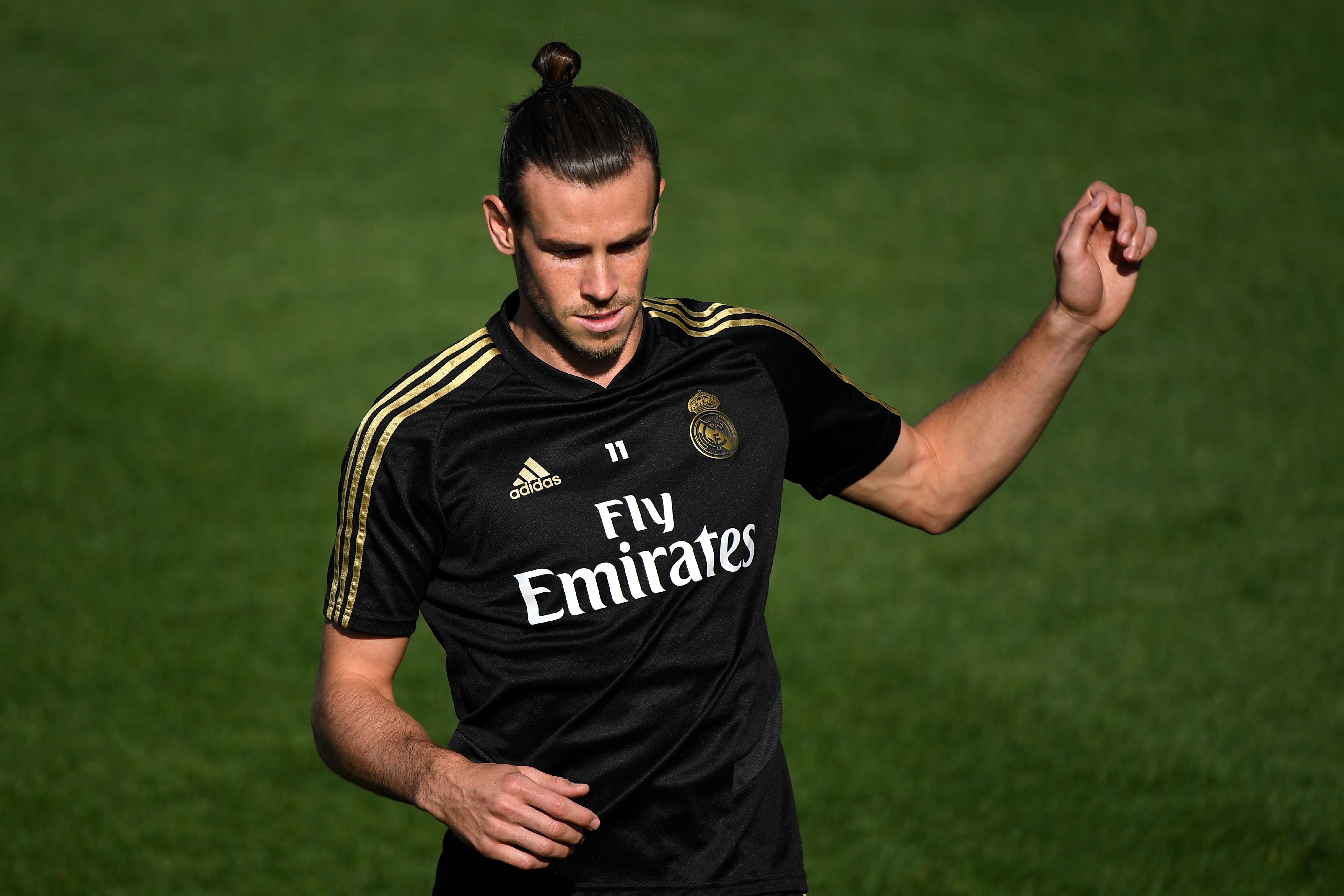 PEMAIN sayap Real Madrid Gareth Bale 