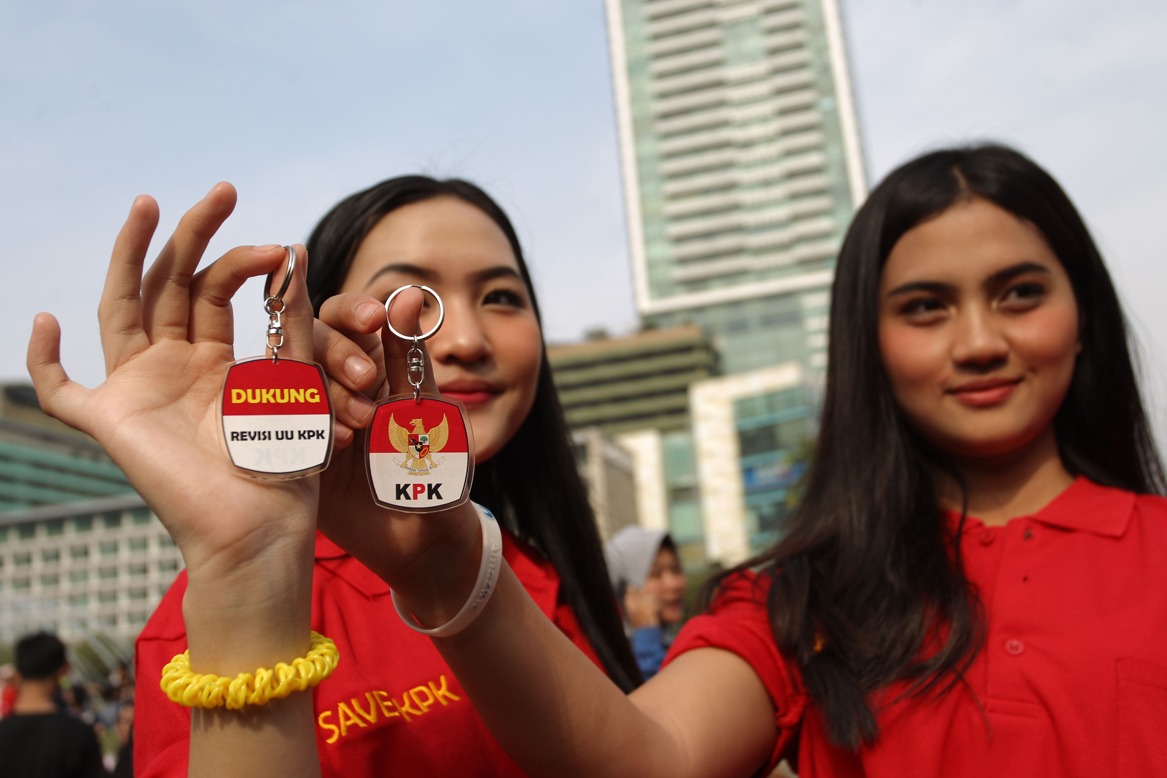 Aksi dukung revisi UU KPK