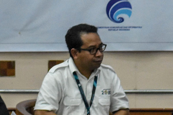 Pelaksana Tugas Kepala Biro Humas Kemenkominfo, Ferdinandus Setu,