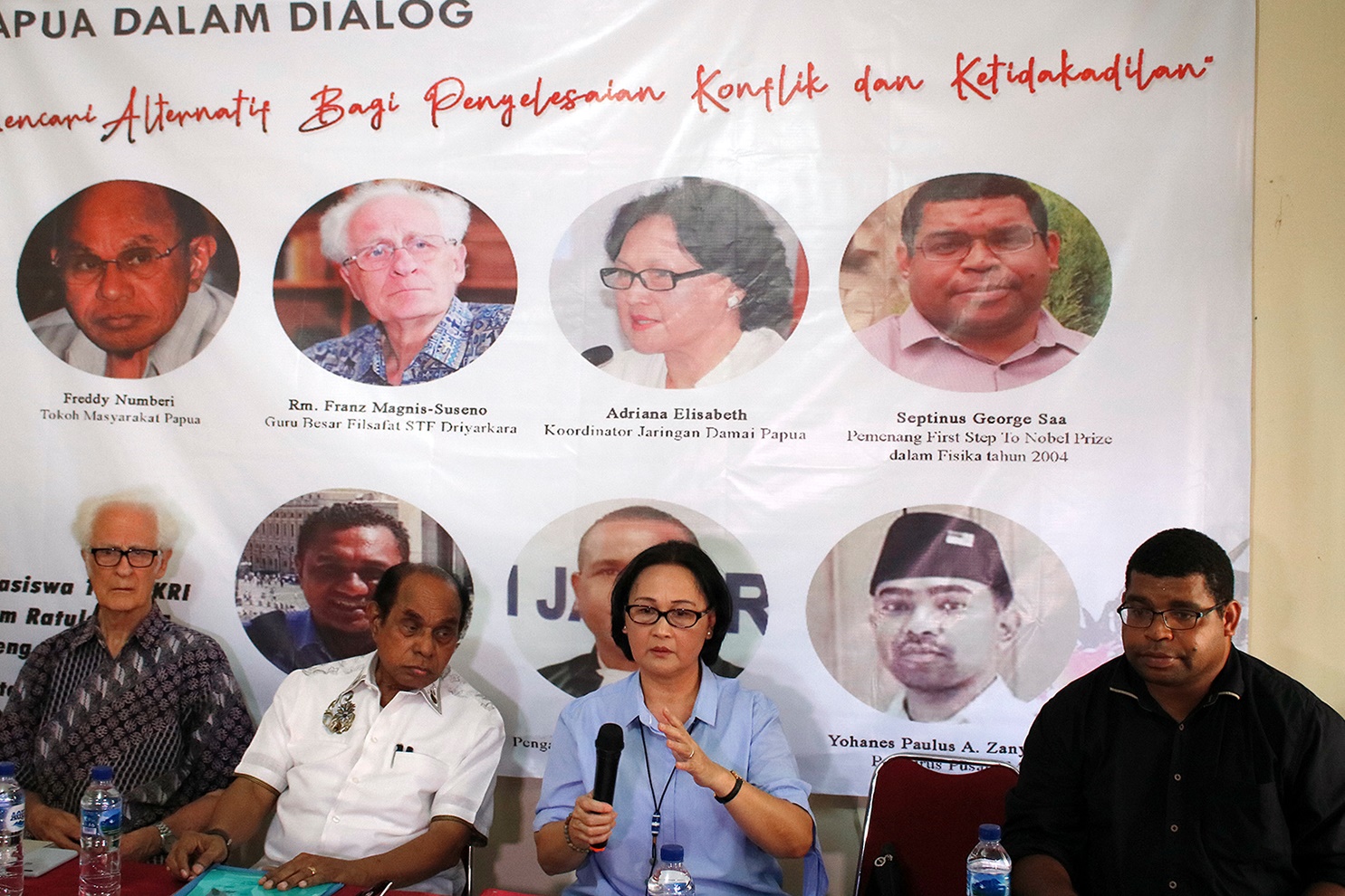 Diskusi bertajuk Menanti Alternatif Bagi Penyelesaian Konflik dan Ketidakadilan di Jakarta, Sabtu (7/9).