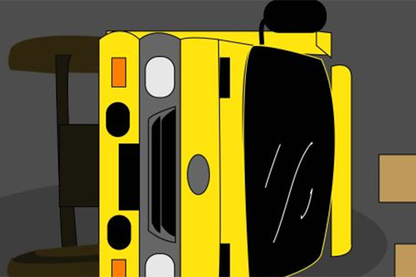 Tabrakan truk dan pikap