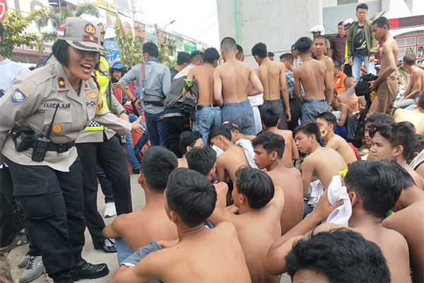 Ratusan Pelajar SMA/SMK Diamankan