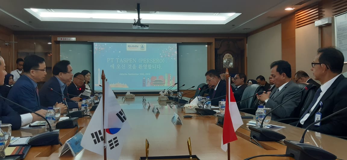 Pertemuan wakil dari Government Employees Pension Service (GEPS), Korea Selatan dan  PT Taspen.