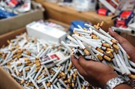 Rokok hasil sitaan.