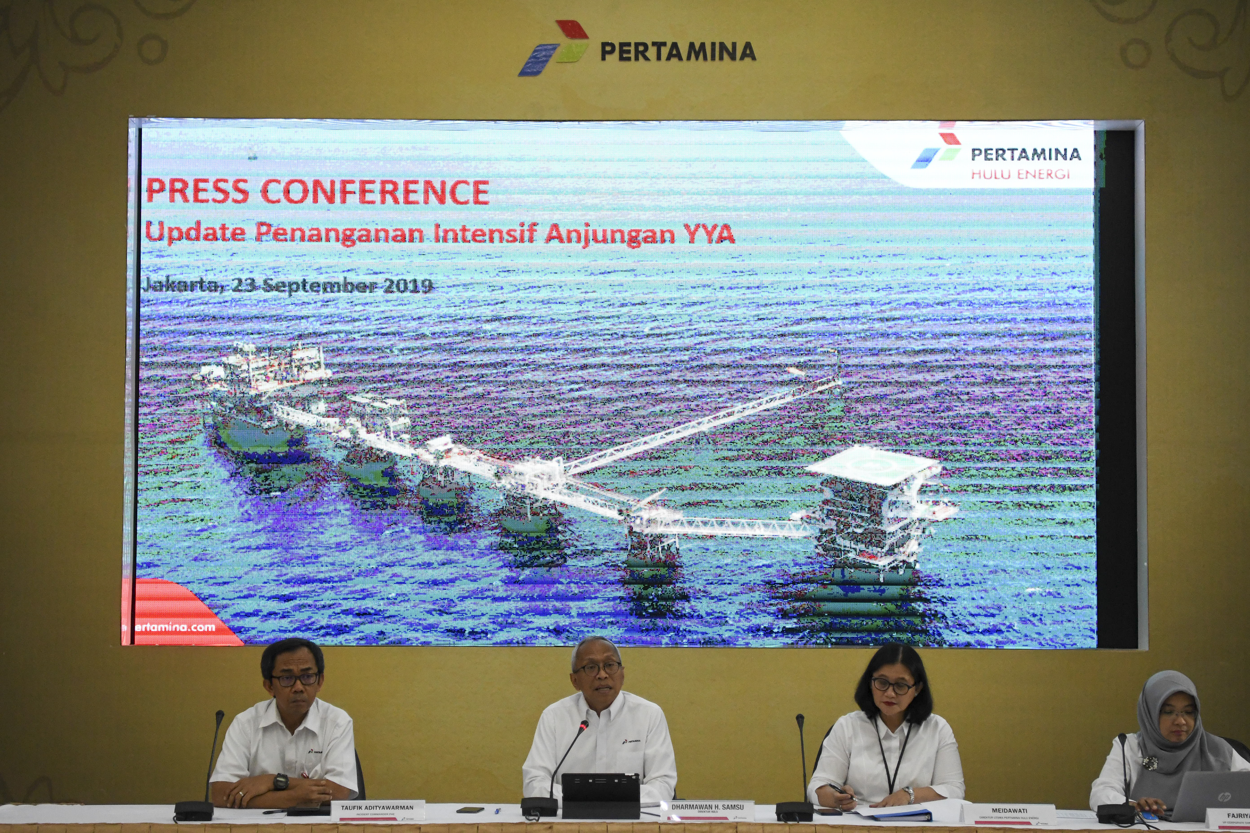  Pertamina Hulu Energi Offshore North West Java (PHE ONWJ) berhasil mematikan sumur YYA-1