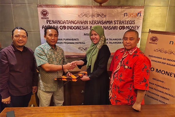 Kerjasa sama GO Indonesia dengan KSP Nasari