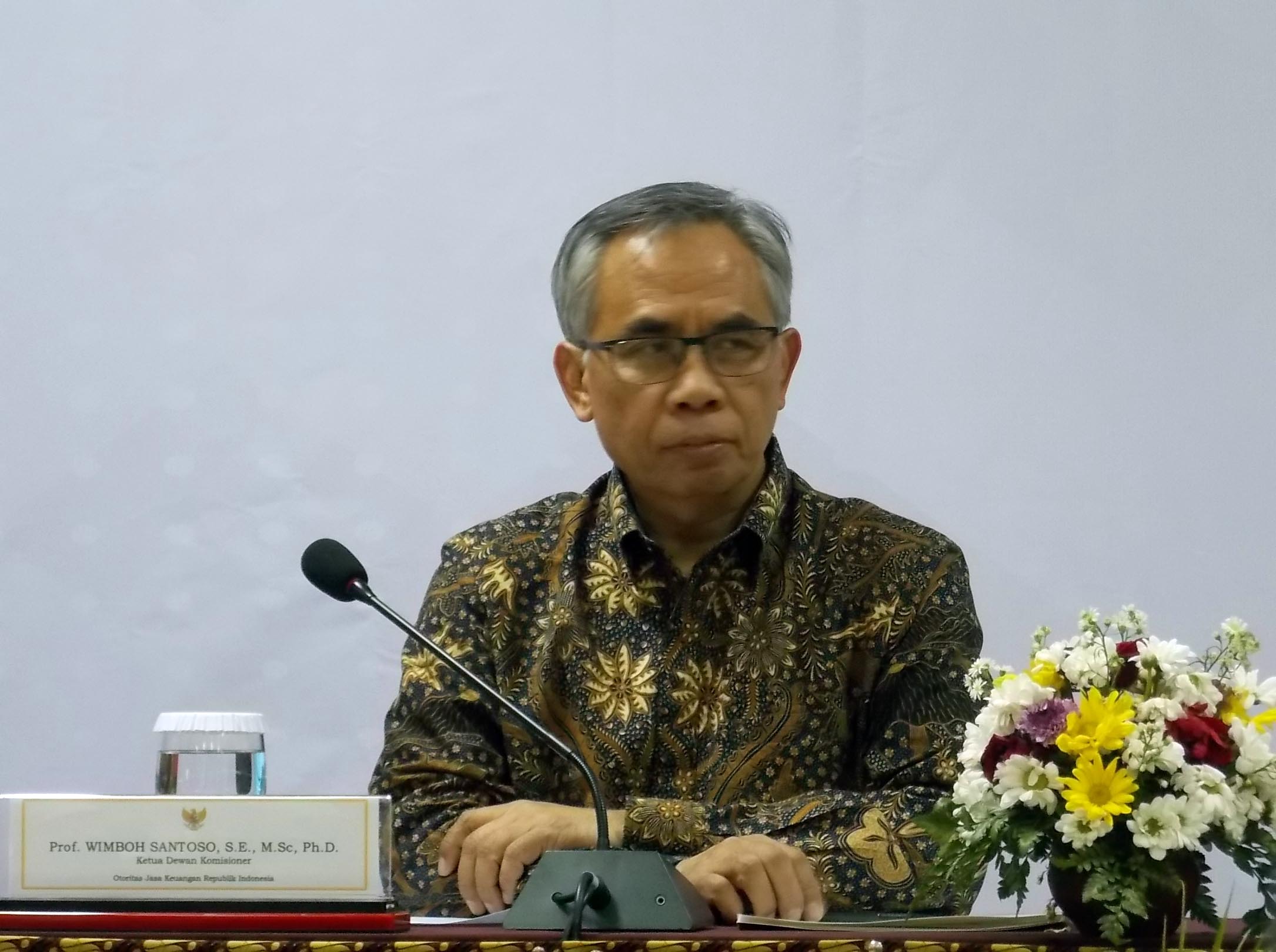 Ketua Dewan Komisioner OJK Wimboh Santoso 
