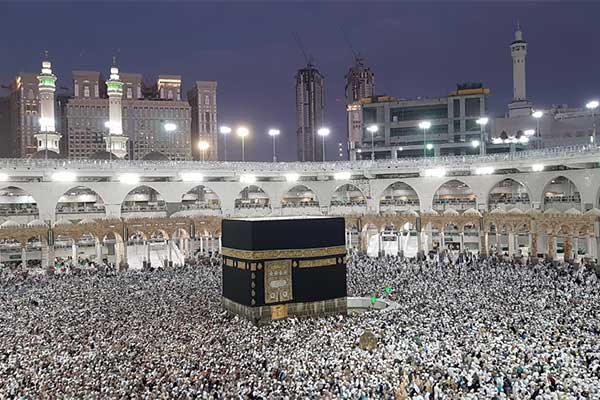 Suasana jemaah haji di Masjidil Haram Mekah