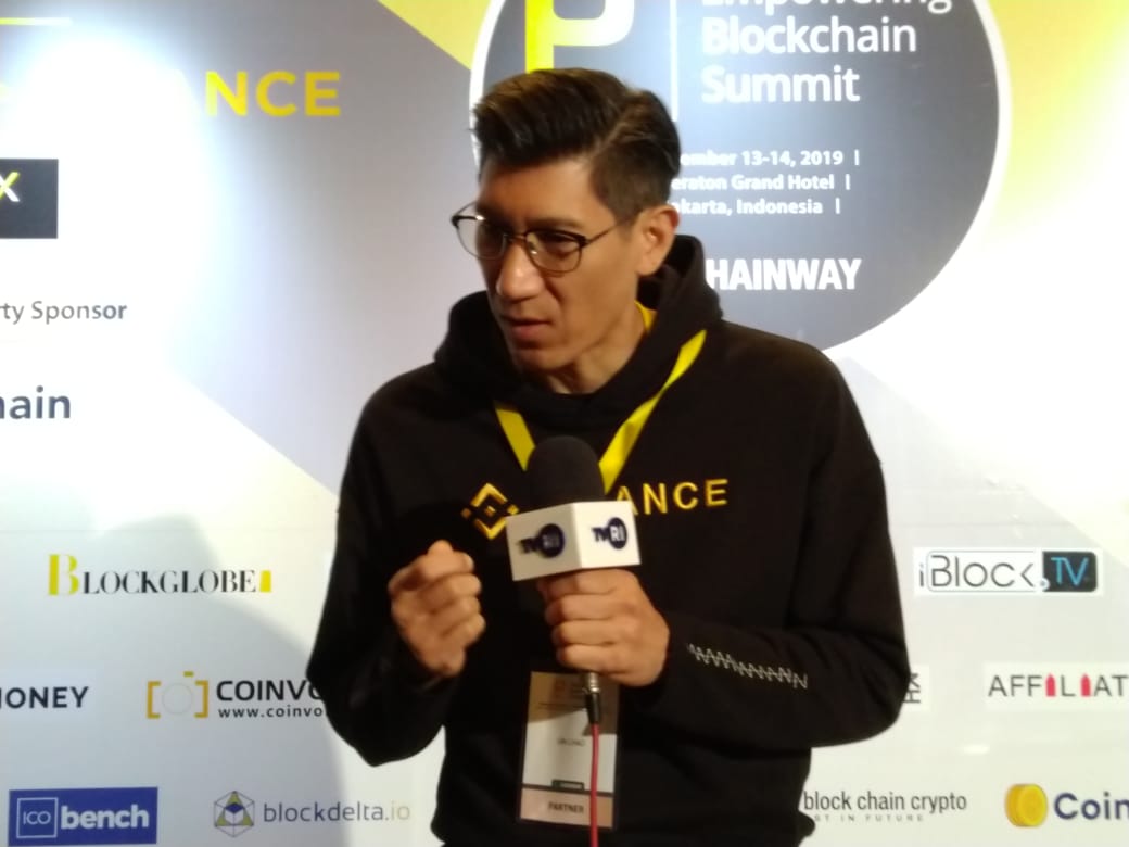Gin Chao, Chief Strategy Officer of Binance.