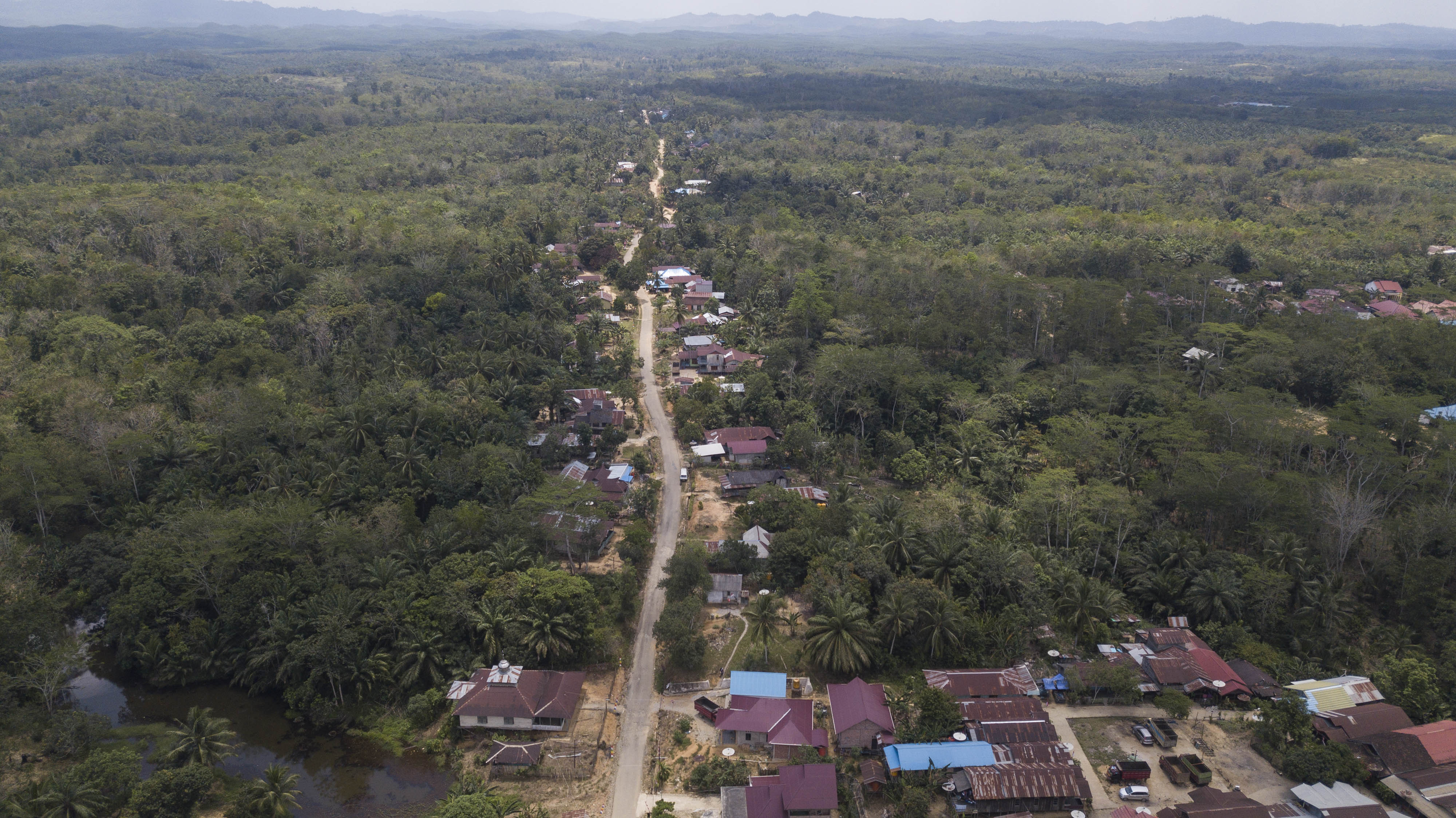 Foto Kecamatan Sepaku yang akan jadi salah satu lokasi ibu kota abru 