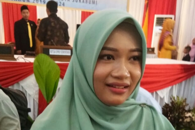 Anggota DPRD Kota Sukabumi Lesiana 