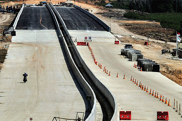 Akses masuk Ibu Kota negara baru