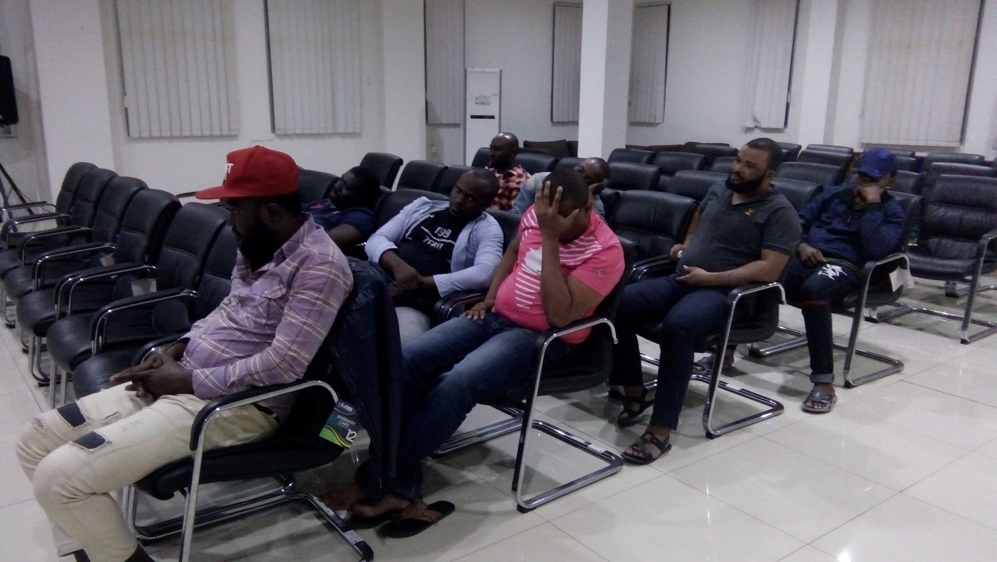 Delapan WNA dari Nigeria diamankan di Kantor Imigrasi Tasikmalaya.