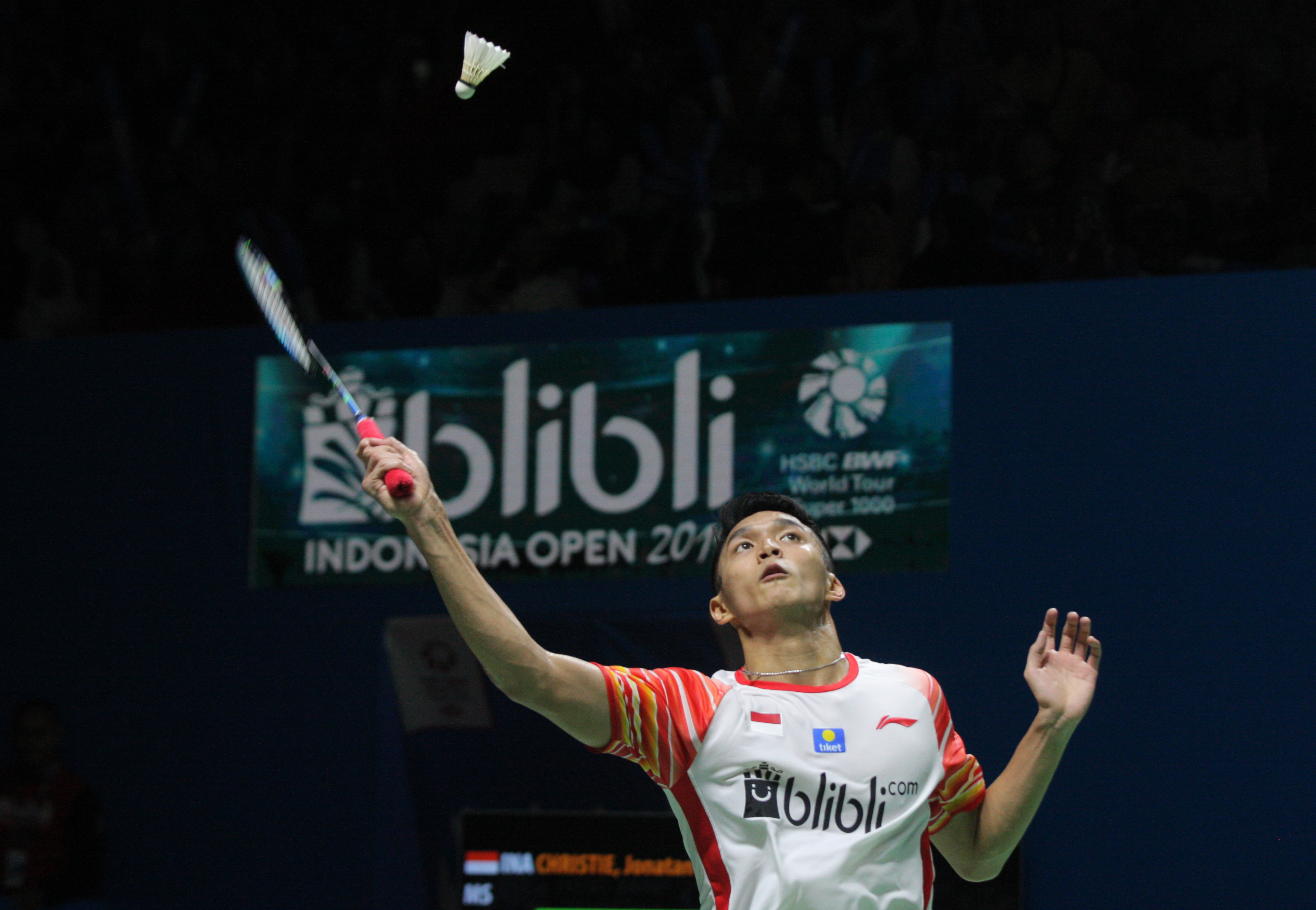 Pebulu tangkis tunggal putra Indonesia Jonatan Christie