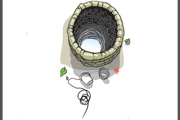 Penggali sumur yang ingin pensiun.