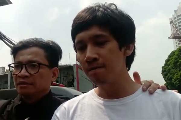 Mantan jurnalis Tempo sekaligus musisi Ananda Badudu yang sempat dijemput polisi