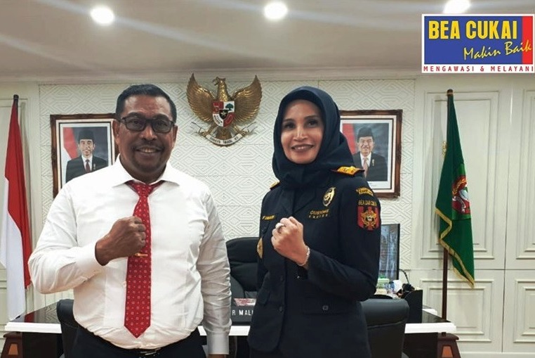 Bea Cukai Kunjungi Gubernur Maluku