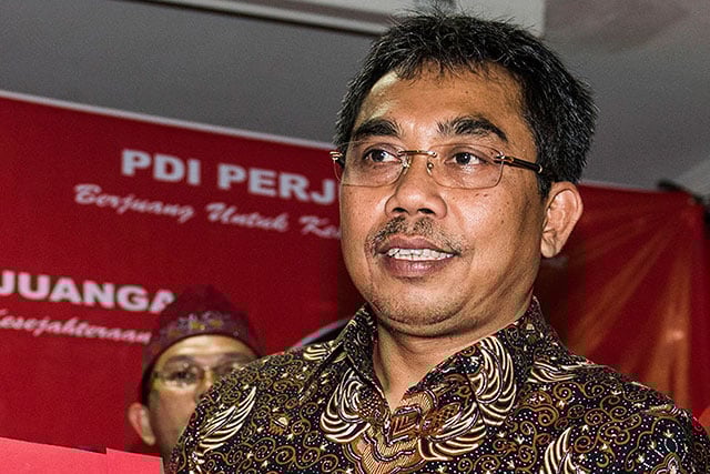 Ketua Fraksi PDIP di DPRD DKI Jakarta Gembong Warsono   