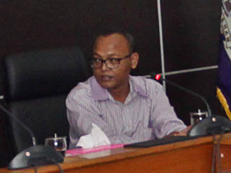 Pimpinan sementara DPRD DKI Jakarta dari Fraksi Gerindra, Syarif