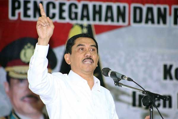 Kepala BNPT Komjen Pol. Drs. Suhardi Alius, MH, di Auditorium UNG, Gorontalo