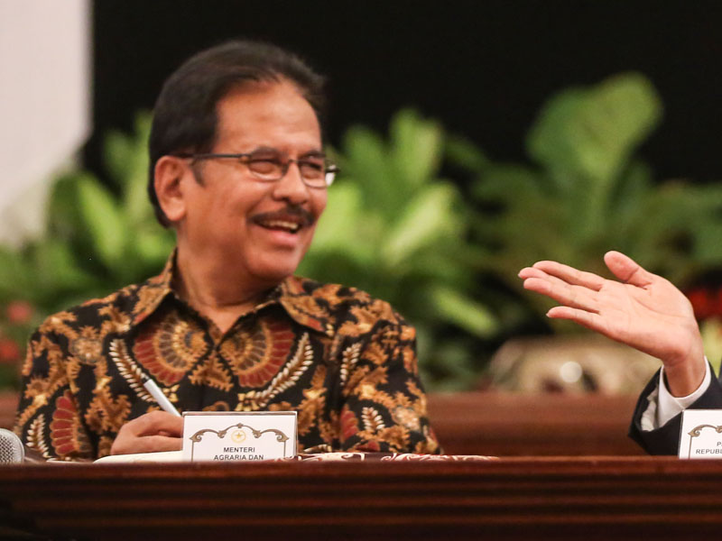 Menteri Agraria dan Tata Ruang Sofyan Djalil 