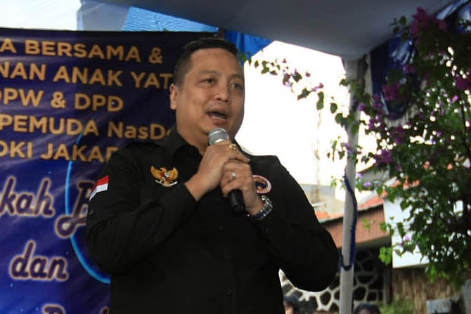 Anggota Fraksi Partai NasDem Nova Harivan Paloh