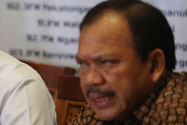 Direktur Pengendalian Kebakaran Hutan dan Lahan Kementerian Kehutanan dan Lingkungan Hidup Raffles Brotestes Panjaitan