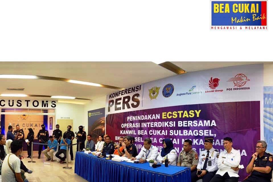 Bea Cukai Makassar Gagalkan Penyelundupan Ekstasi dalam Boneka