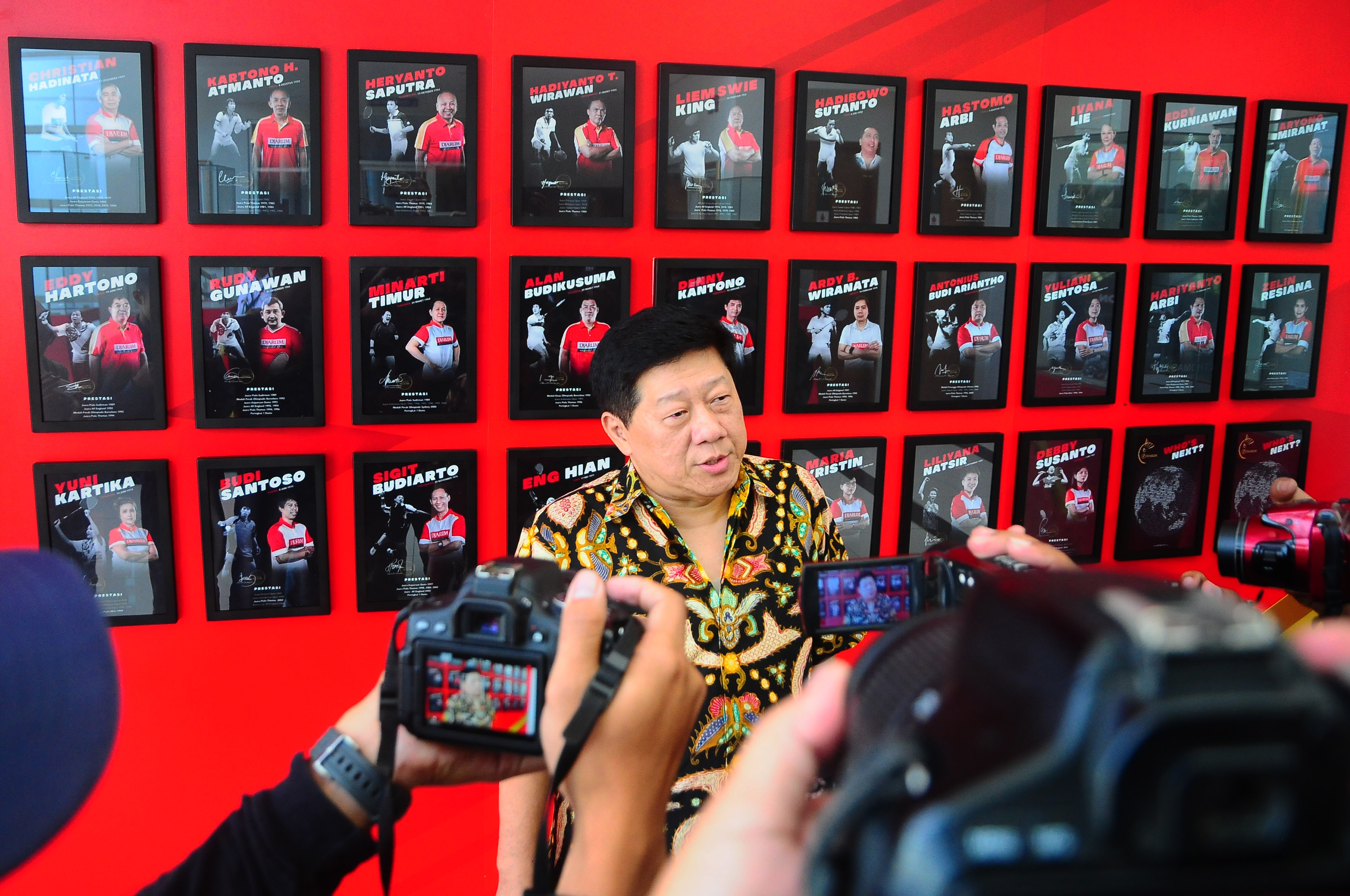 Program Director Bakti Olahraga Djarum Foundation sekaligus Ketua PB Djarum Yoppy Rosimin