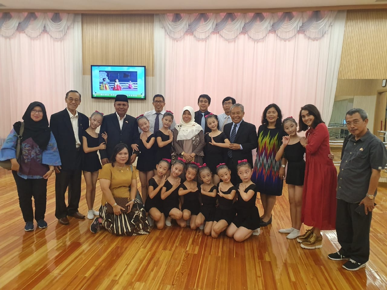 Delegasi Grup Kerja Sama Bilateral (GKSB) DPR saat berkunjung ke Pyongyang, Korea Utara