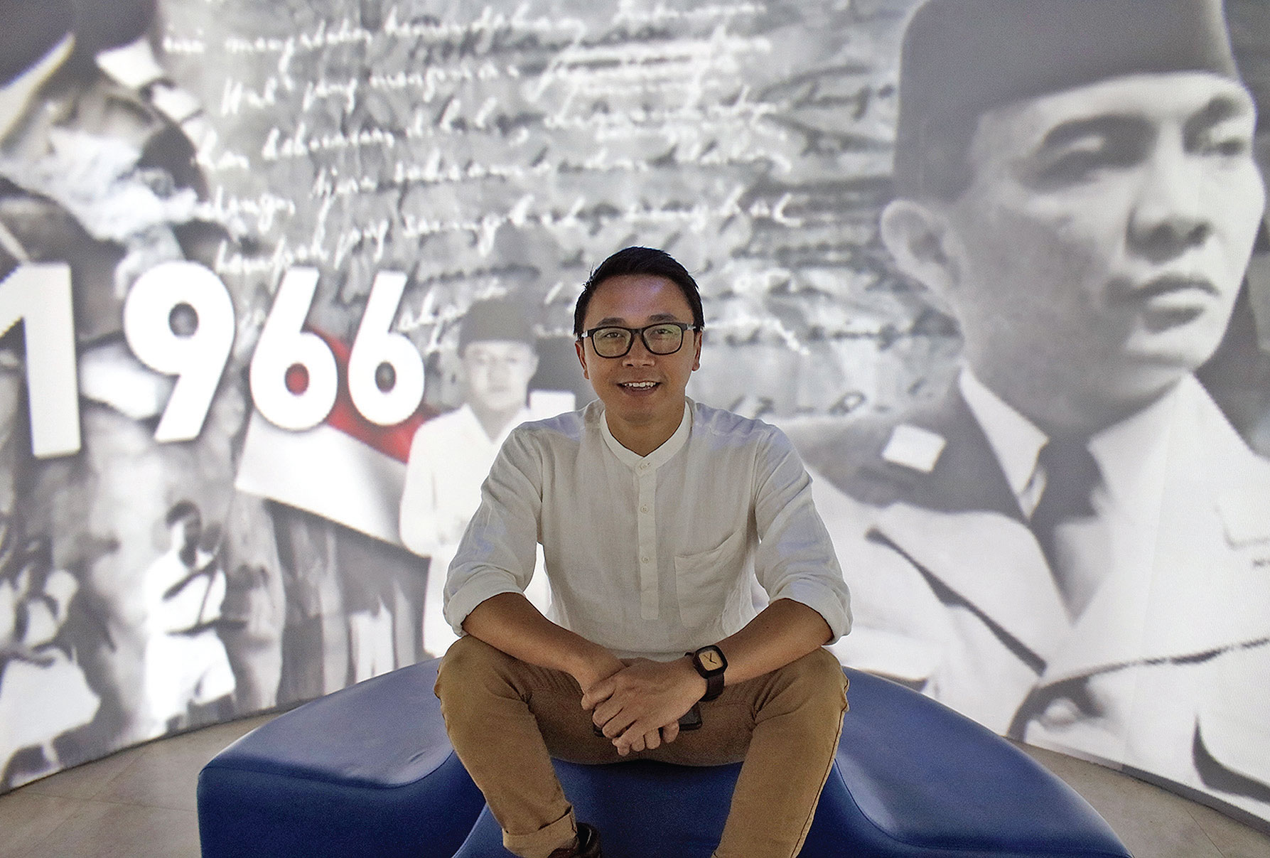 Adi Panuntun Satukan Sejarah dan Art-Tech Kekinian