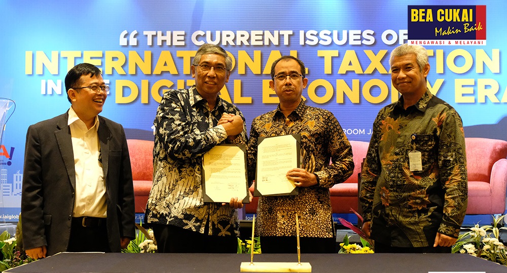Bea Cukai dan Ikatan Akuntan Indonesia (IAI) tanda tangani nota kesapahaman atau MoU.
