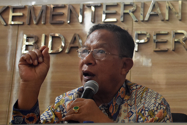 Menteri Koordinator Bidang Perekonomian Darmin Nasution 